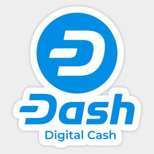 Dash Coin Cryptocurrency DASH crypto Sticker